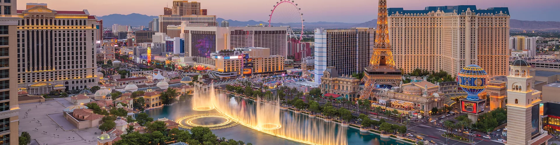 Las Vegas at dawn 